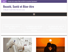 Tablet Screenshot of beaute-sante-bien-etre.com
